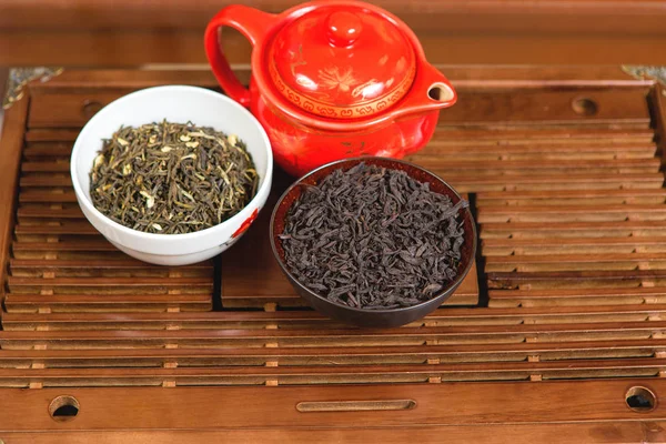 Chinese tea ceremony, Puer tea in assortment