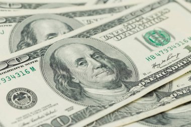 Amerikan dolarının arka planında Amerikan doları var.