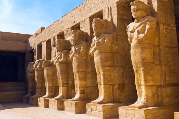 Antike Ruinen Des Karnak Tempels Luxor Theben Ägypten Die Größte — Stockfoto