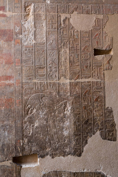 Ancient ruins of the Karnak Temple in Luxor (Thebes), Egypt. The largest temple complex of antiquity in the world. UNESCO World Heritage.