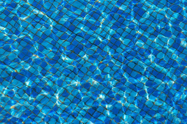 Blaues Wasser Pool Hintergrund — Stockfoto