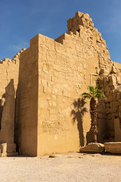 Antike Ruinen Des Karnak Tempels Luxor Theben Ägypten Die Größte — Stockfoto