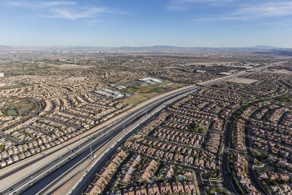 Summerlin Nevada Aerial 215 Freeway — Stock Photo, Image