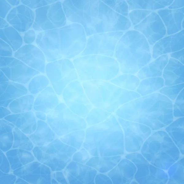 Sommer-Hintergrund. Textur der Wasseroberfläche. Poolwasser. Blick aus der Vogelperspektive. Vektor Illustration Natur Hintergrund. — Stockvektor