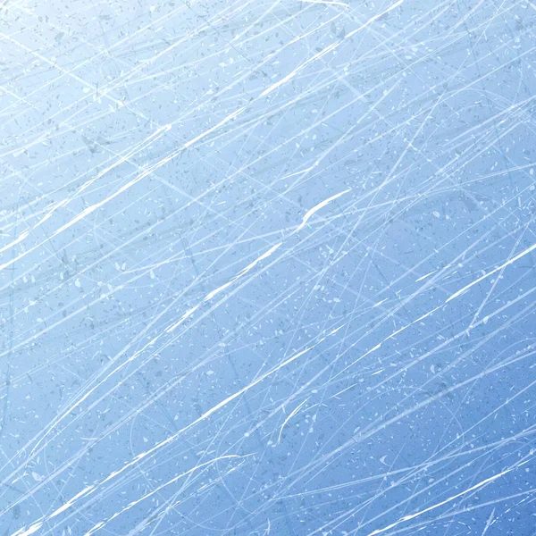 テクスチャ青氷。アイス スケート リンク。冬の背景。オーバーヘッドのビュー。ベクトル イラスト、自然の背景. — ストックベクタ