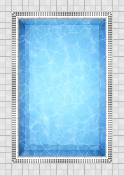 Fondo de verano. Los cáusticos del fondo de la piscina ondulan y fluyen con el fondo de las olas. Vista aérea. Textura de la superficie del agua. Fondo vectorial — Archivo Imágenes Vectoriales