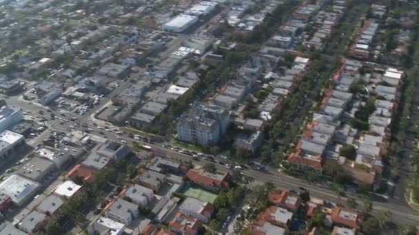 在洛杉矶空中盘旋建筑物 — 图库视频影像