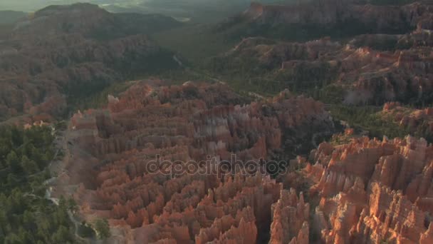 Sharp canyons and valleys — Stock Video