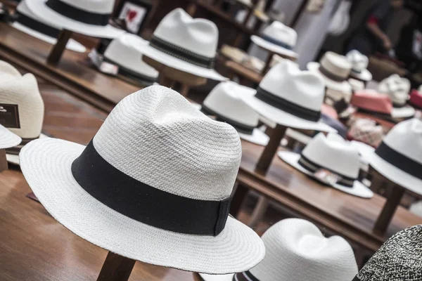 Muchos sombreros de panama Imagen De Stock