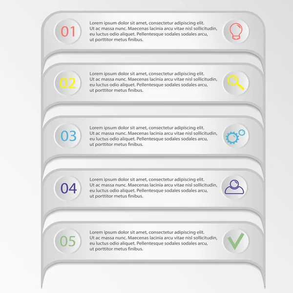 Modelo de infográfico de negócios . —  Vetores de Stock