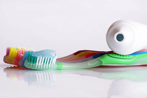 Una Buena Limpieza Dental Importante Para Los Dientes Sanos — Foto de Stock