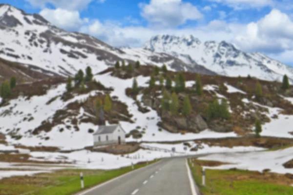 Abstract blurred background of the Swiss Alps — Stock Photo, Image