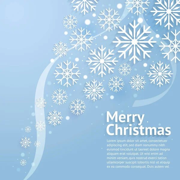 Merry Christmas art. Vektorgrafik och illustration. — Stock vektor