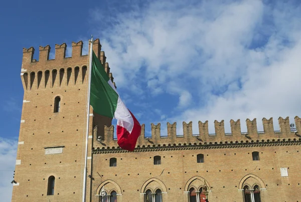 Stadhuis Ferrara Emilia Romagna Regio Italië — Stockfoto