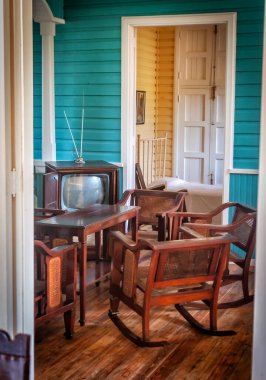 Biran çiftliği, Fidel ve Raul Castro 'nun doğduğu yer. Holguin, Küba.