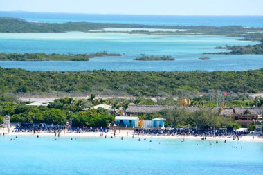 Half Moon Cay, Bahamalar bir Cruise Ship den arıyorum.