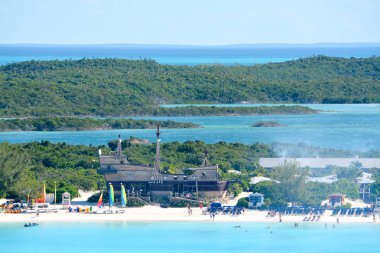 Half Moon Cay, Bahamalar bir Cruise Ship den arıyorum.