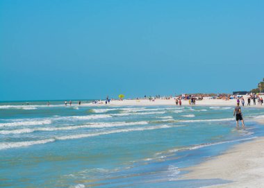 Madeira Beach Meksika Körfezi, Florida üzerinde güzel bir gün 