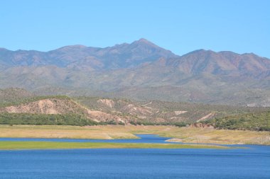 Tonto Ulusal Ormanı gölde at nalı
