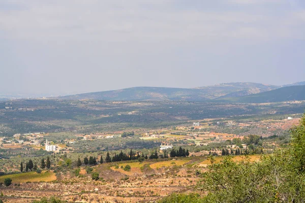 Vista Del Líbano Desde Frontera Israel — Foto de Stock