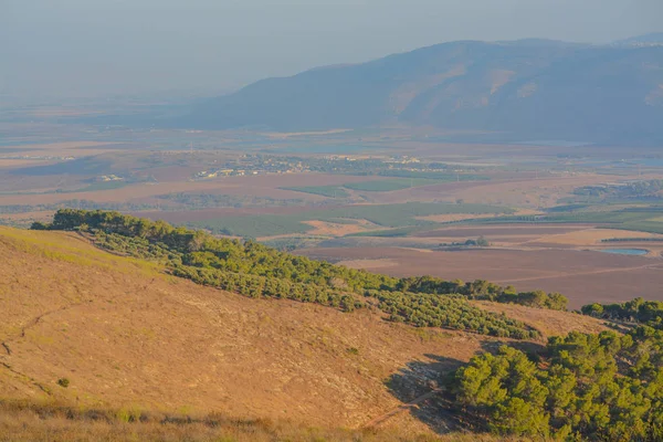 Vista Desde Reserva Natural Giv Hamo Cerca Afula Israel Asia — Foto de Stock