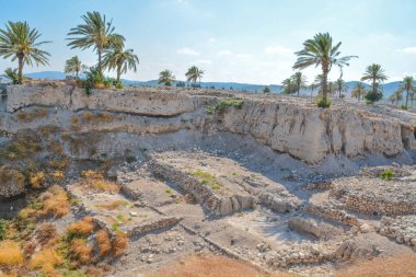 Tel Megiddo Ulusal Parkı 'ndaki kutsal tapınak alanı, Jezreel Vadisi' ndeki Dünya Mirası Alanı, İsrail