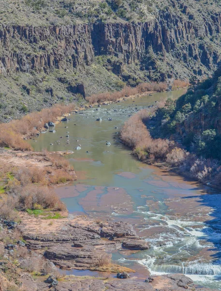 Belleza Escénica Del Cañón Salt River Condado Gila Tonto National — Foto de Stock