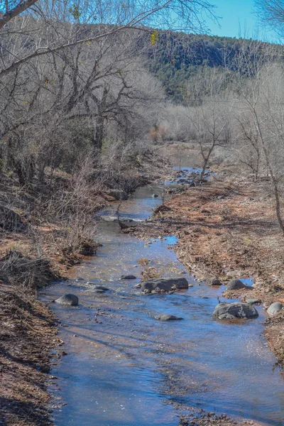 Carrizo Creek Fließt Durch Carrizo Fort Apache Indianerreservat Carrizo Arizona — Stockfoto