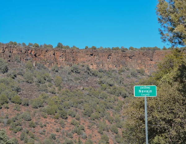 Entrar Navajo County Entre Perto Show Low Arizona Brasil — Fotografia de Stock