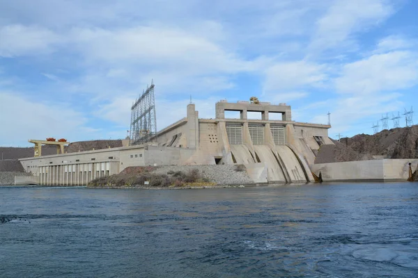 Davis Dam Hydroelectric Power Plant on the Arizona side of the Colorado River