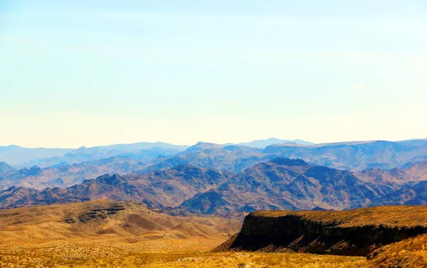 Arizona yazında çöl manzarası