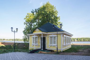 Ahşap oyma evde Kremlin Uglich, Yaroslavl bölgesi