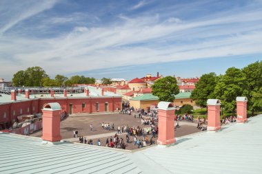Peter ve Paul Fortress St. Petersburg Nevsky panorama