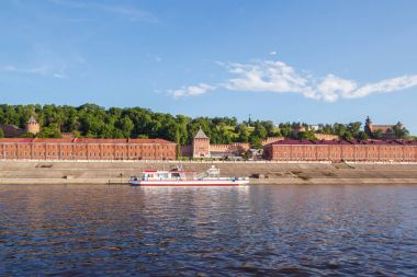 Arka plan dolgu Nizhny n yakınındaki boş quay