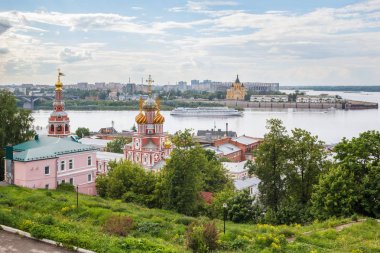 Stroganov kilise, Nizhny Novgorod ok ve gemi Nizhny n