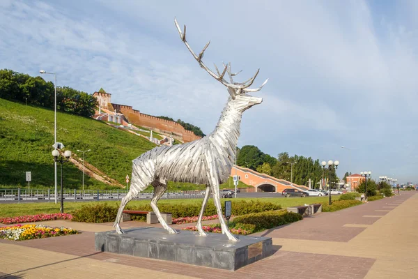 Rådjur är en symbol för Nizhny Novgorod — Stockfoto