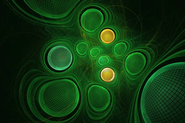 Зелені клітини в структурі — стокове фото