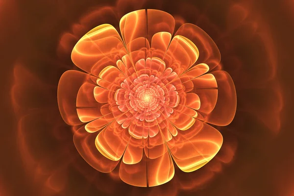 Hell leuchtende Blume — Stockfoto