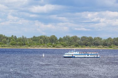 Turistler zevk tekne rides