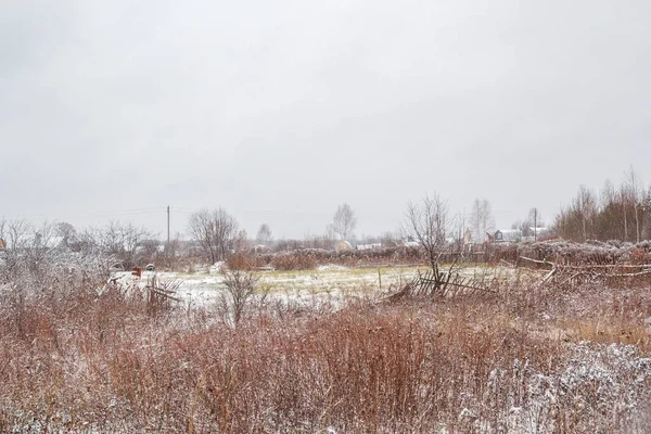 Land for construction of houses — Stock Photo, Image