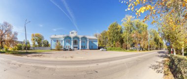 Nizhny Novg eski Havaalanı binasının panoramik görünüm