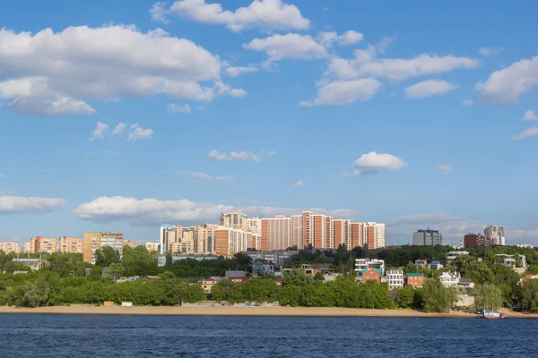 Pemandangan pinggiran kota Samara, Rusia — Stok Foto