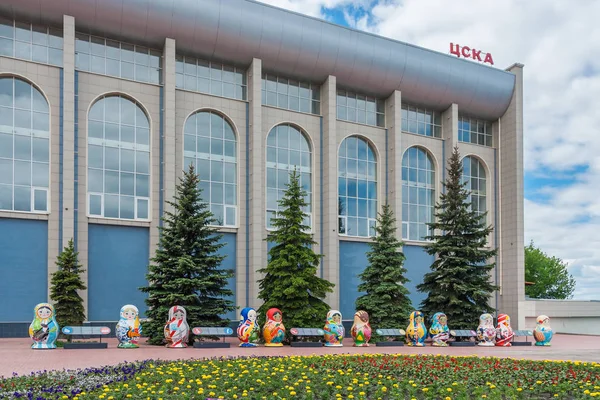 Pool CSKA on the promenade in Samara — Stock Photo, Image