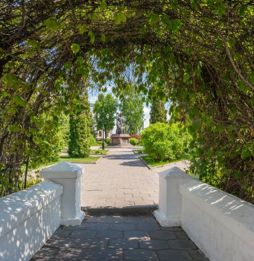 Yeşil Meydan ve Kazan Kremlin 'de bir mimarlık abidesi