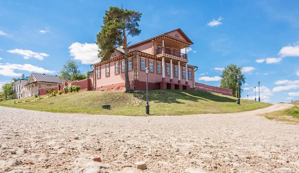 Casas do comerciante Medvedev em Sviyazhsk — Fotografia de Stock