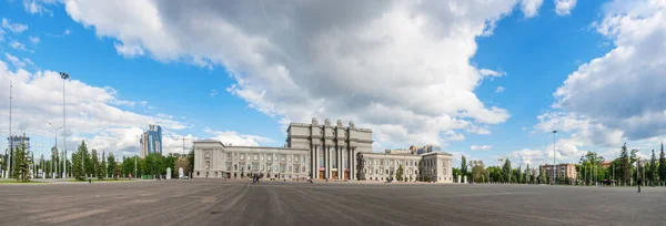 Panorama Dari Kuibyshev Square Dan Opera Dan Teater Ballet Samara — Stok Foto