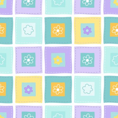 Cute seamless vector pattern. The pattern can be repeated without any visible seams clipart