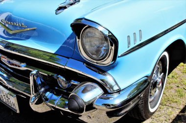 Klasik bize araba, vintage, Far Kaunitz/Germay - 2017 27 Mayıs.