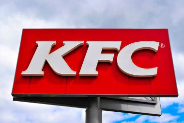 Görüntüyü bir Kfc logo - Bielefeld/Almanya - 2017 29 Nisan