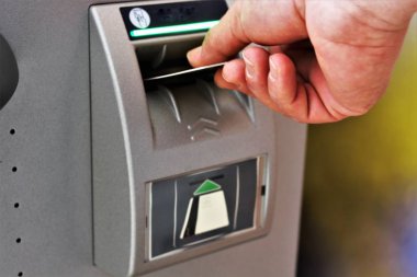 Bir atm görüntüsünü